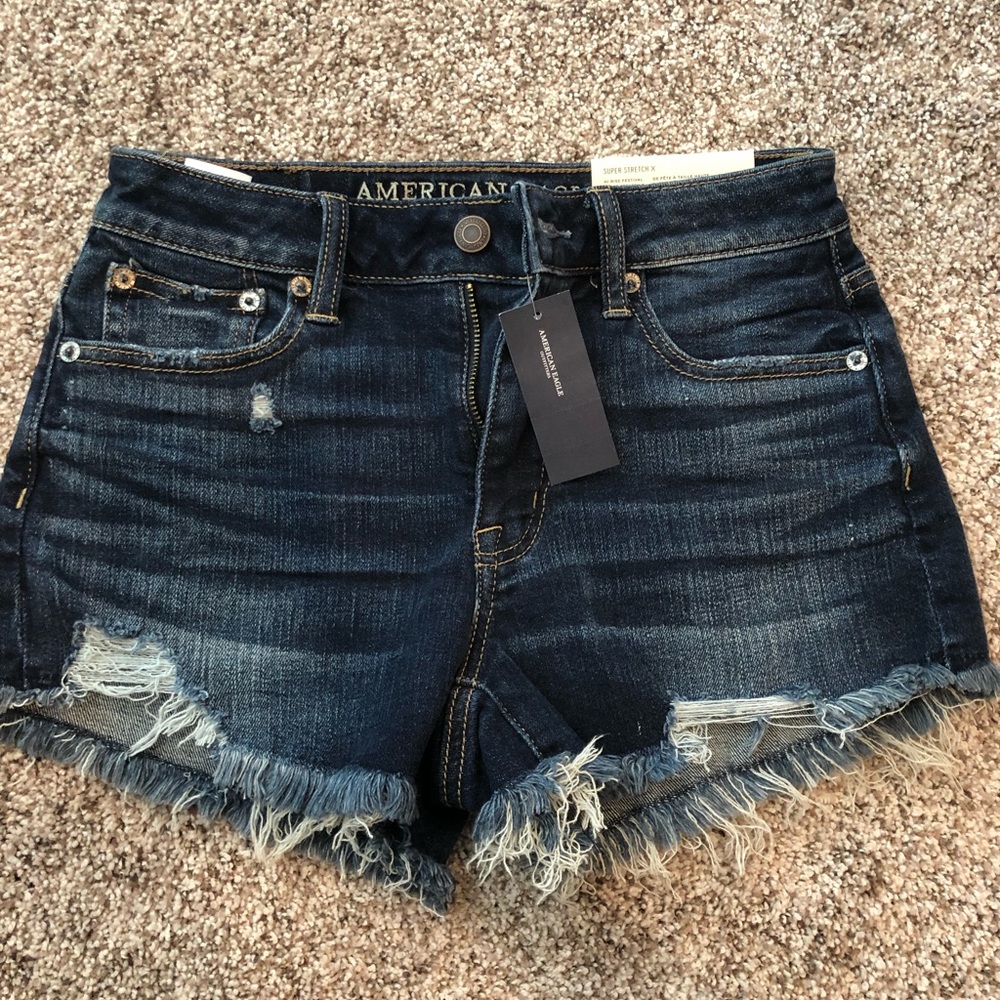 American Eagle size 0 high rise festival shorts